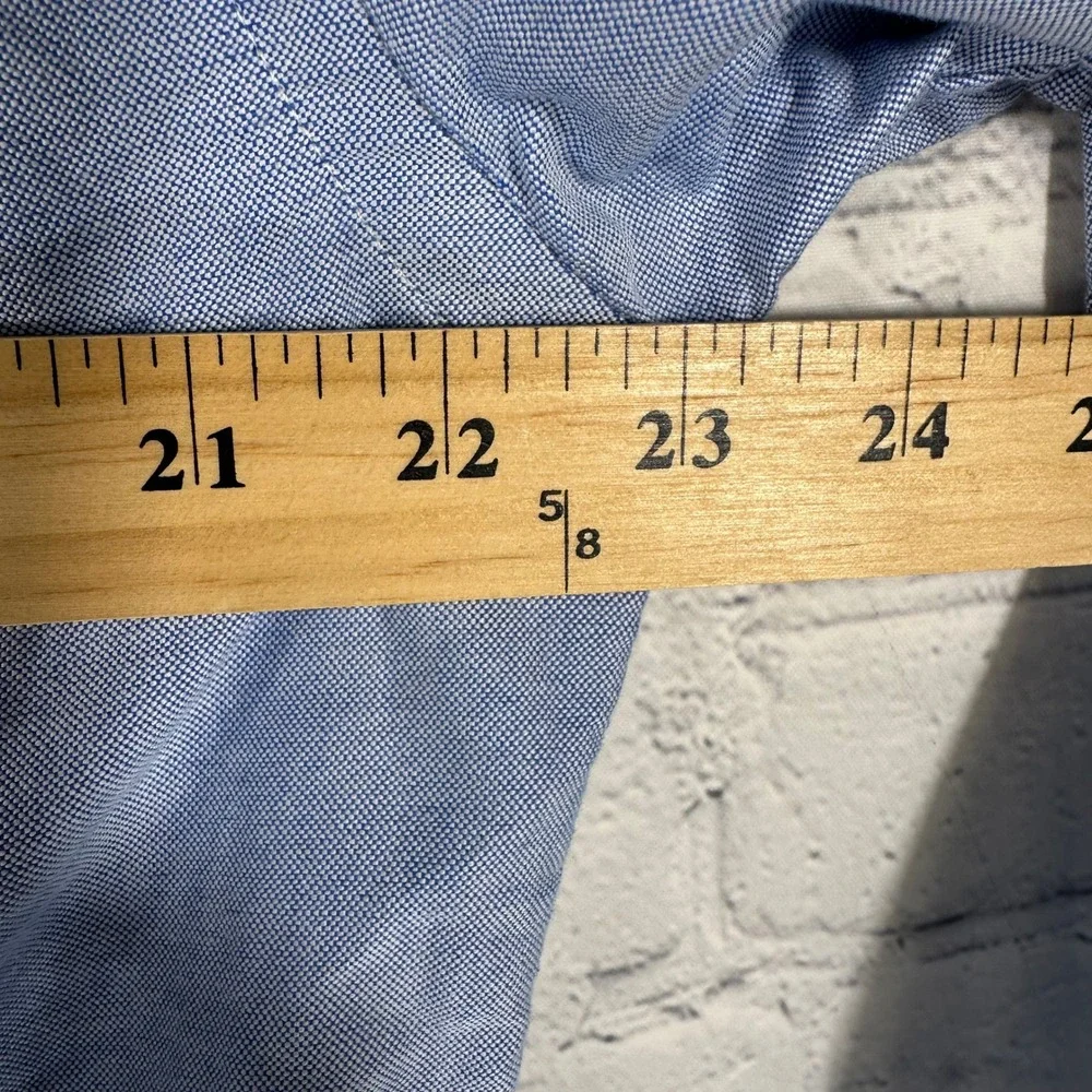 Polo Ralph Lauren Mens XL Slim Fit Light Blue Oxford Button Down Shirt LS